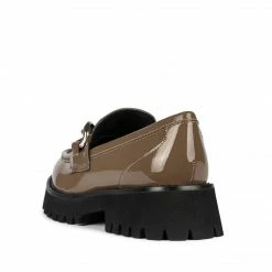 Jeffrey Campbell RECESS TAUPE PATENT LOAFER