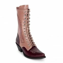 Jeffrey Campbell GITTY UP WINE / PINK BOOTS