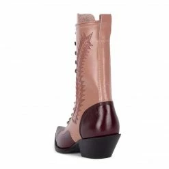 Jeffrey Campbell GITTY UP WINE / PINK BOOTS