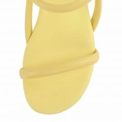 JEFFREY CAMPBELL LINEAR YELLOW PLATFORM WEDGE