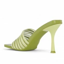 Jeffrey Campbell MORINE GREEN MULTI STRAP SANDALS