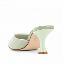 JEFFREY CAMPBELL MR-BIG MINT CROCO HEELS