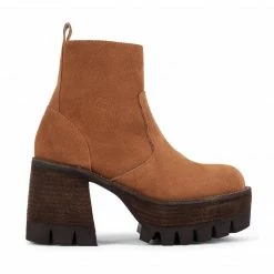 Jeffrey Campbell QUAVO-2 TAN SUEDE BOOTS