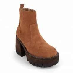 Jeffrey Campbell QUAVO-2 TAN SUEDE BOOTS
