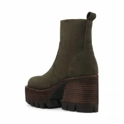 Jeffrey Campbell QUAVO KHAKI LUG SOLE BOOTS