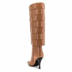 Jeffrey Campbell SKELTER TAN BOOTS