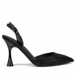 Jeffrey Campbell ZIVOTE BLACK SLINGBACK PUMP