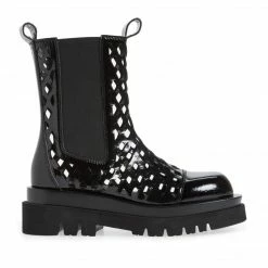Jeffrey Campbell TANKED PERFORATED CHELSEA BOOTS