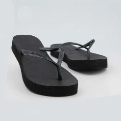 HAVAIANAS SLIM FLATFORM FC PRETO BLACK