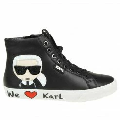 KARL LAGERFELD SKOOL HI TOP SNEAKER