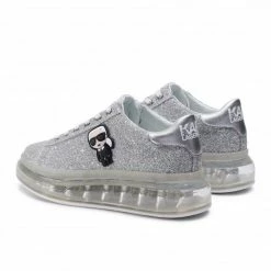 KARL LAGERFELD KAPRI GLITTER SILVER SNEAKER