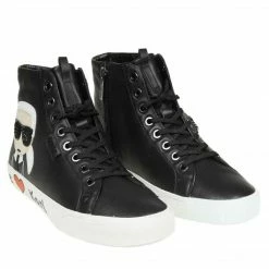 KARL LAGERFELD SKOOL HI TOP SNEAKER