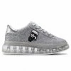 KARL LAGERFELD KAPRI GLITTER SILVER SNEAKER