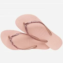 HAVAIANAS SLIM GLITTER II BALLET ROSE