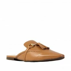 KENDALL + KYLIE MELO NATURAL LEATHER MULE