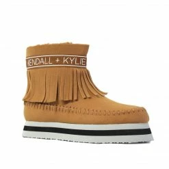 KENDALL + KYLIE SIRENA CHESTNUT BOOTS
