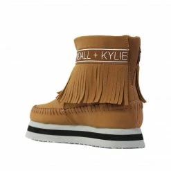 KENDALL + KYLIE SIRENA CHESTNUT BOOTS