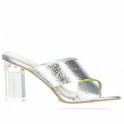 KENDALL + KYLIE MEGYN SILVER SANDAL