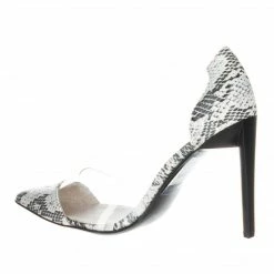 KENDALL + KYLIE MINT BLACK / WHITE / CLEAR PUMPS