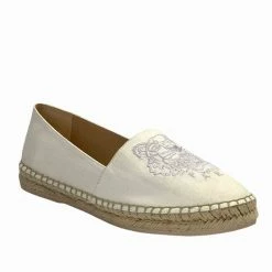 KENZO CANVAS TIGER ESPADRILLES WHITE