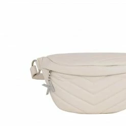KENDALL + KYLIE MARIANA WHITE LEATHER WAIST BAG