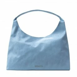 KENDALL + KYLIE LAURA LIGHT BLUE CROC HOBO XL BAG