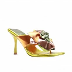 JEFFREY CAMPBELL FLOWERS YELLOW HEEL