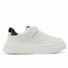 ASH INDY ECO PLATFORM TRAINERS BLACK AND WHITE