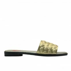 LOVE MOSCHINO HEART PLATINO SLIDE