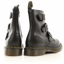 DR. MARTENS BLAKE BLACK LEATHER BOOTS