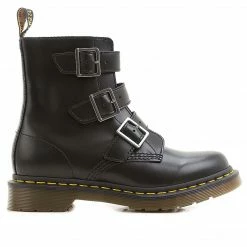 DR. MARTENS BLAKE BLACK LEATHER BOOTS
