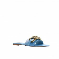 JEFFREY CAMPBELL PARK BLUE CHAIN SLIDE