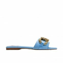 JEFFREY CAMPBELL PARK BLUE CHAIN SLIDE