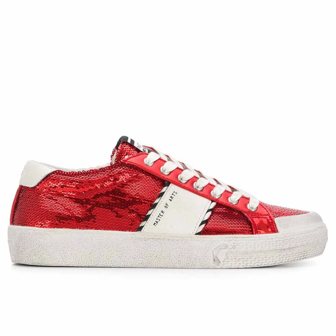 Como Store MOA MASTER OF ARTS Sequin Logo Sneakers Women