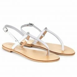 Como Store NICOLAS LAINAS 254 WHITE SANDals Women