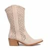 POPA NURIA BEIGE SERRAJE BOOTS