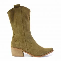 POPA MARINA SERRAJE KHAKI BOOTS