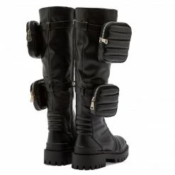 PUBLIC DESIRE HENDRIX BLACK KNEE BOOT