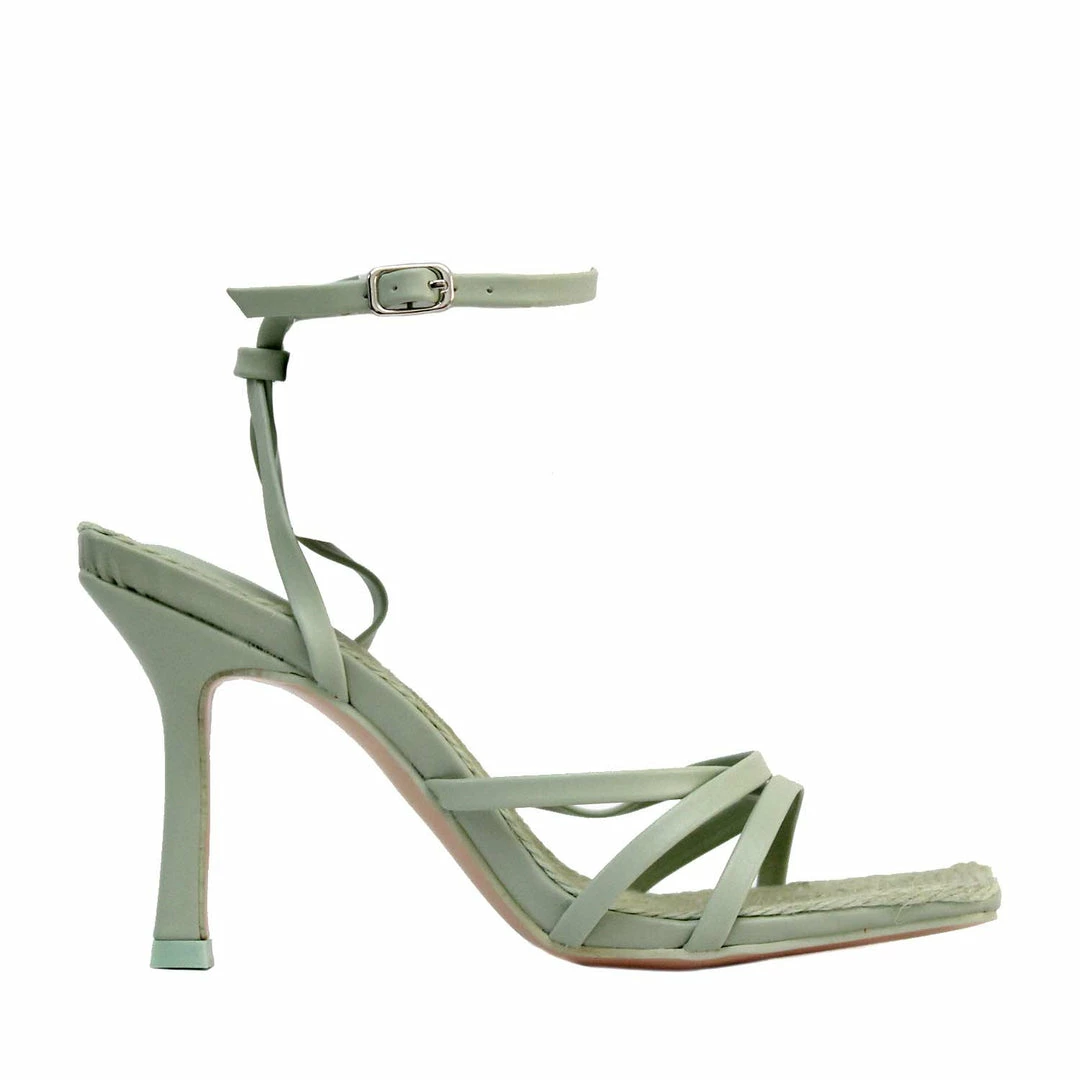 PUBLIC DESIRE MADEMOISELLE MINT GREEN HEELS
