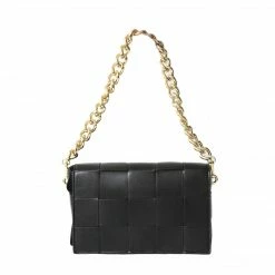 PUBLIC DESIRE MAYAN BLACK WEAVE BAG