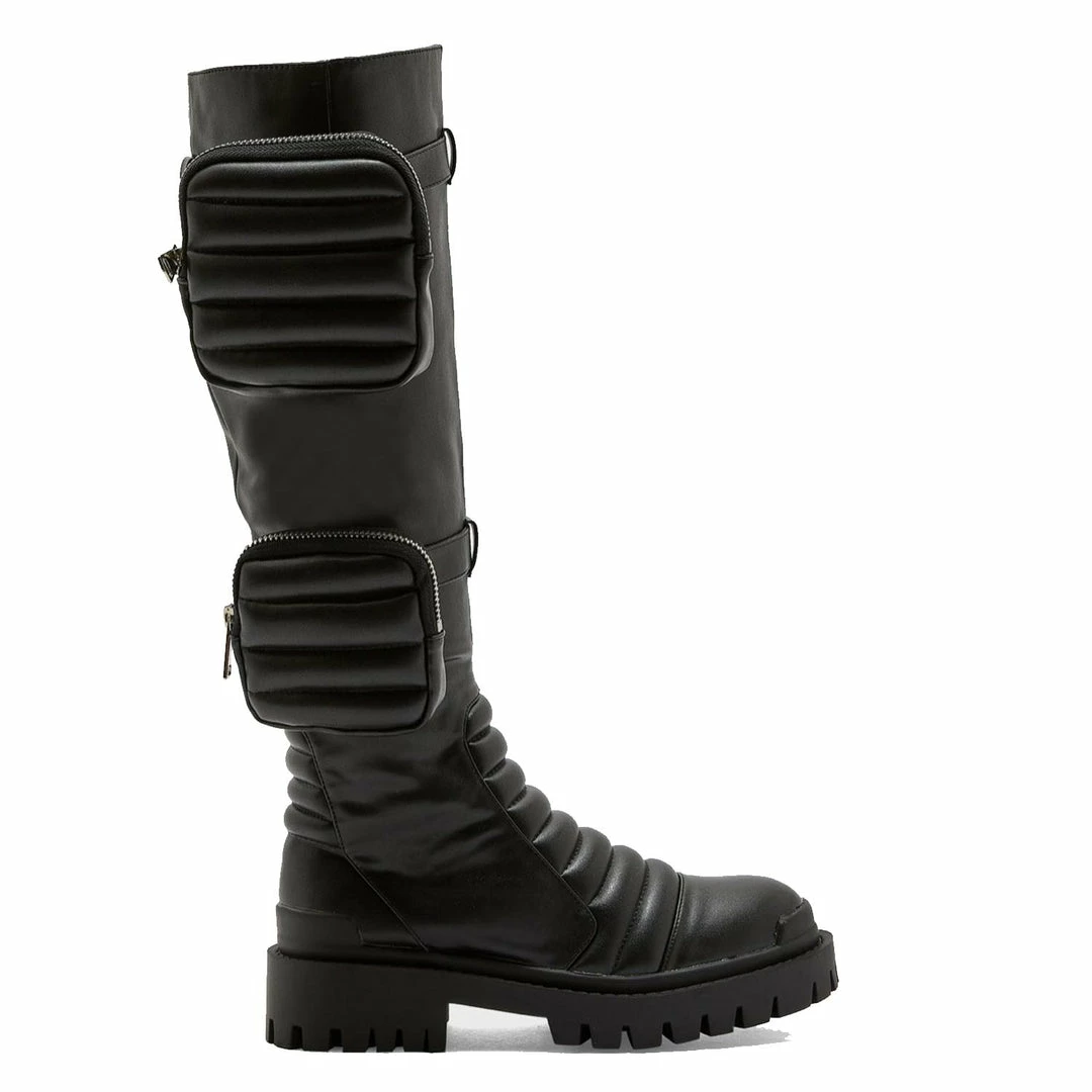 PUBLIC DESIRE HENDRIX BLACK KNEE BOOT