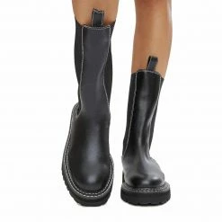 PUBLIC DESIRE ANIMATE CHELSEA BOOTS BLACK