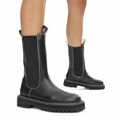PUBLIC DESIRE ANIMATE CHELSEA BOOTS BLACK