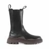 PUBLIC DESIRE MYTH CHERRY BLACK BOOTS