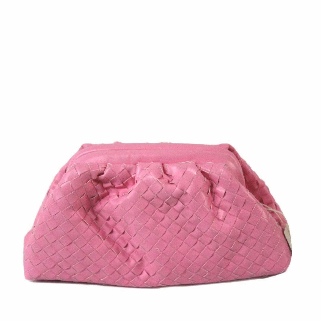 PUBLIC DESIRE PROJECT PINK WEAVE BAG