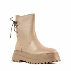 PUBLIC DESIRE NDELLE CAMEL BOOTS