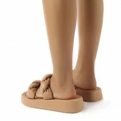 Como Store PUBLIC DESIRE AMORA BRAIDED SLIDE NUDE