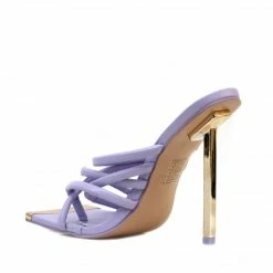 PUBLIC DESIRE COINCIDENCE LILAC STILETTO HEELS