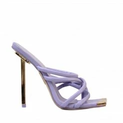 PUBLIC DESIRE COINCIDENCE LILAC STILETTO HEELS