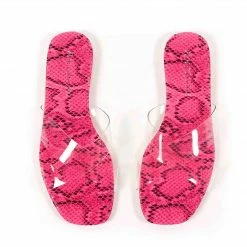 PUBLIC DESIRE HARMONY PINK PATENT SNAKE